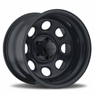 US Wheel - 15X14 Mountain Crawler 8 -  Satin Black -  5X5.5