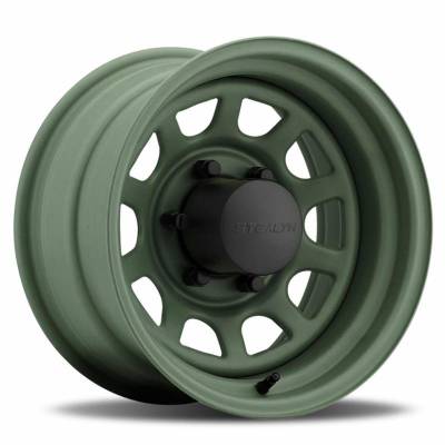 US Wheel - 15X10 Rock Crawler -  Camo Green -  5X4.75