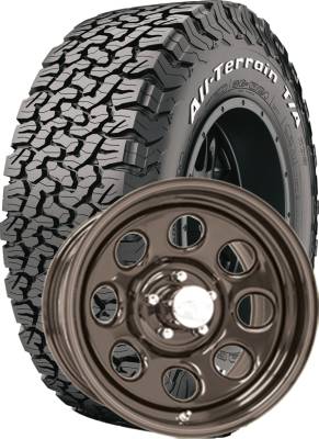 BF Goodrich - 265/75R16 BFG A/T KO2 on Steel Mountain Crawler Wheels