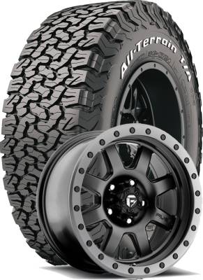 BF Goodrich - LT285/70R17 BFG A/T KO2 on Fuel Trophy 551 Wheels