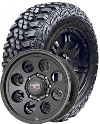 Kanati Tire - LT37X12.50R20 Kanati Mud Hog on Tracker II Black