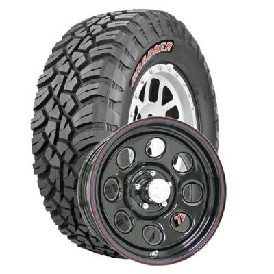 General Tire - LT285/75R16  General Grabber X3 BSW on US Steel Mountain Crawler Wheels