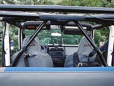 Rock Hard 4X4 - Rock Hard 4x4 Angled Harness Bar Passenger Side - Jeep CJ/YJ/TJ