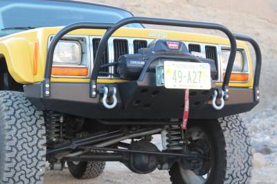 Rock Hard 4X4 - Rock Hard 4x4 Patriot Series Front Bumper - Jeep Cherokee XJ