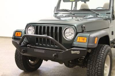 Rock Hard 4X4 - Rock Hard 4x4 Aluminum Patriot Series Full Width Front Bumper - Jeep CJ/YJ/TJ