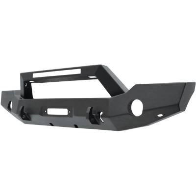 Westin - Westin 59-80125 WJ2 Full Width Front Bumper w/LED Light Bar Mount