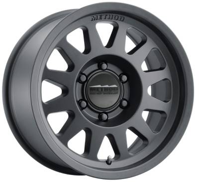 Method Racing Wheels - 16x8 Method MR704 Bead Grip - 6x5.5  4.5"BS - MATTE BLACK