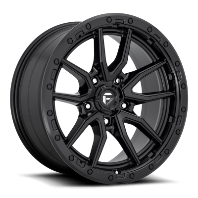 Fuel Wheel - 17 x 9  FUEL 1PC REBEL MATTE BLACK - 5X5.0 - 5.04 BS