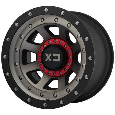 XD SERIES WHEELS - 17 x 9 XD  FMJ SATIN BLACK W/ DARK TINT - 5X5.0/5.5 - 4.53" BS