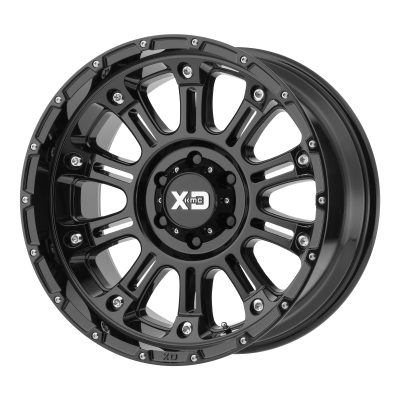 XD SERIES WHEELS - 18 x 9 XD  HOSS II GLOSS BLACK - 8X6.5 - 5" BS