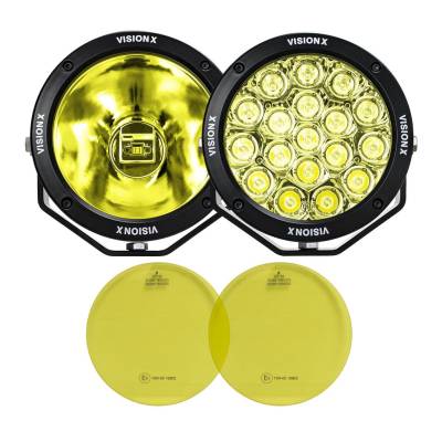 Vision X Lighting - Pair of Selective Yellow Lenses for 6.7" Vision X Lights