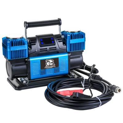 Bulldog Winch - Bulldog TWIN Portable Compressor Kit - 150 PSI 10.6 CFM - Digital Pressure Setting