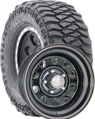 Mickey Thompson - 31X10.50R15LT Mickey Thompson Baja MTZ P3 on Steel Rock Crawler Wheels