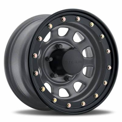 US Wheel - 16X8 Desert Crawler Beadlock -  Gun Metal -  5X4.5