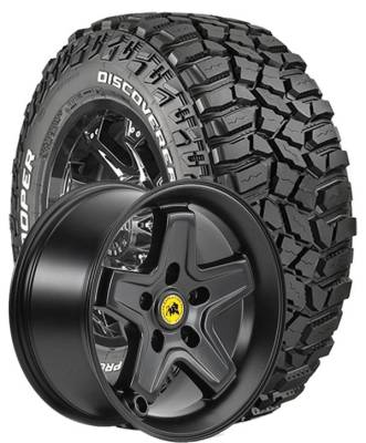 Cooper Tires - LT285/70R17 Cooper Discoverer STT Pro on AEV Pintler Black Wheels