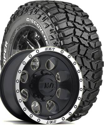 Cooper Tires - LT305/65R17 Cooper Discoverer STT Pro on M/T Classic Baja Lock Wheels