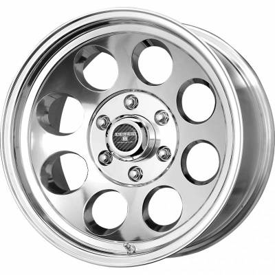 Desert Rattler Aluminum - 18x9 Desert Rattler Tracker II - Polished - 5x5.0