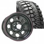 Goodyear - 285/70R17 Goodyear MT/R on US Steel Mountain Crawler Wheels