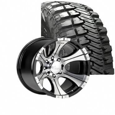 Goodyear - 37X12.50R17 Goodyear MT/R on Cepek DC-2 Wheels