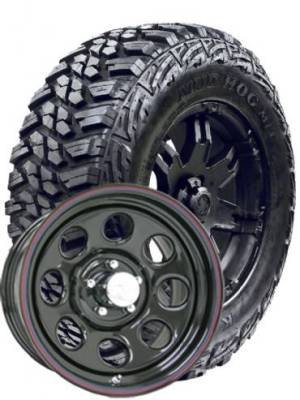 Kanati Tire - LT31X10.5R15 Kanati Mud Hog on Mountain Crawler Black