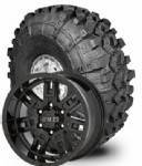 Interco Tire - 34x10.50-17 Interco Swamper LTB on 17x9 M/T Sidebiter Black