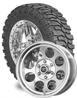 Interco Tire - LT295/70R17 Interco Swamper M-16 on DR Tracker II Polished Wheels