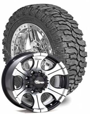 Interco Tire - 35X12.50R16LT Interco Swamper M-16 on Dick Cepek DC-2 Wheels