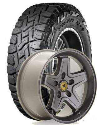 Toyo Tire - LT285/70R17 Toyo Open Country R/T Tires on AEV Pintler Black Wheels