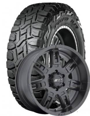 Toyo Tire - LT285/70R17 Toyo Open Country R/T Tires on M/T Sidebiter II Wheels