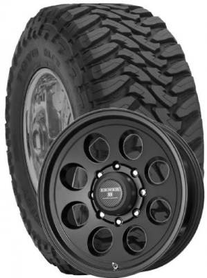 Toyo Tire - 35x12.50R18 Toyo Open Country M/T Tires on Tracker II Black Wheels