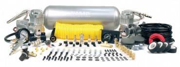 Viair Compressors - Viair Complete Onboard Air System Super Duty - Twin 325C + 2 Gallon Tank