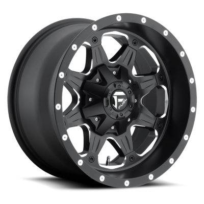 Fuel Wheel - 16x8 Fuel Boost - Black Milled - 6x5.5