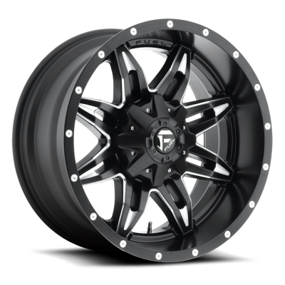 Fuel Wheel - 15x10 Fuel Lethal - Black Milled - 5x4.5 & 5x4.75