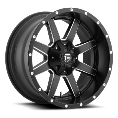 Fuel Wheel - 17x8.5 Fuel Maverick - Black Milled - 5x4.5 & 5x120