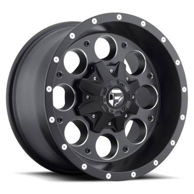 Fuel Wheel - 15x10 Fuel Revolver - Black Milled - 5x4.5 & 5x4.75