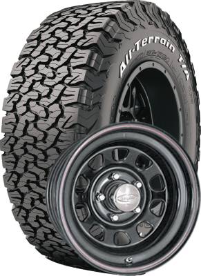 BF Goodrich - 37x12.50R17 BFG A/T KO2 on Steel Rock Crawler Wheels