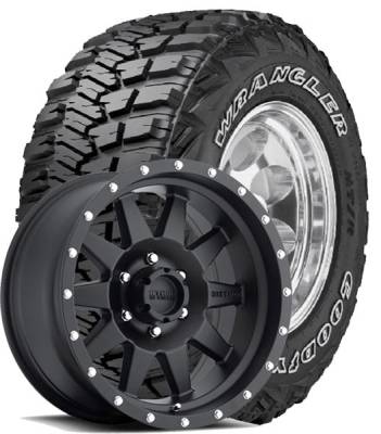 Goodyear - 245/75R16 Goodyear MT/R on Method Racing 301 Standard Wheels