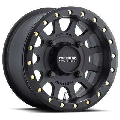 Method Racing Wheels - 14x7 Method MR401 UTV Beadlock - 4x156  4.3"BS - MATTE BLACK