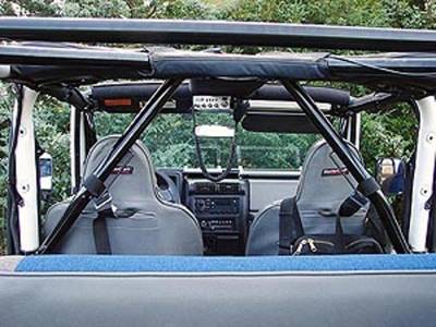 Rock Hard 4X4 - Rock Hard 4x4 Angled Harness Bar Driver Side - Jeep CJ