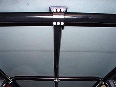 Rock Hard 4X4 - Rock Hard 4x4 Front Overhead Center Bar - Jeep Cherokee XJ