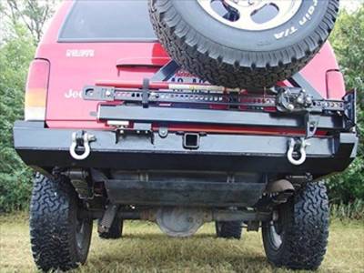 Rock Hard 4X4 - Rock Hard 4x4 Patriot Series Rear Bumper w/o Tire Carrier - Jeep Cherokee XJ