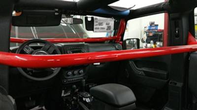 Rock Hard 4X4 - Rock Hard 4x4 Front Seat Harness Bar - Jeep Wrangler JK 4D