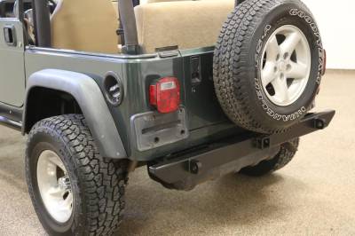 Rock Hard 4X4 - Rock Hard 4x4 Patriot Series Rear Bumper non Tire Carrier - Jeep CJ/YJ/TJ