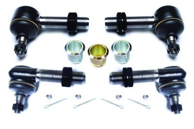 Tera-Flex Suspension - TeraFlex  TJ High Steer Tire Rod End Replacment Kit w/ Insert Sleeves