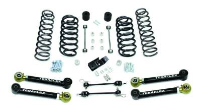 Tera-Flex Suspension - TeraFlex TJ 3" Lift Kit w/ 4 Lower FlexArms