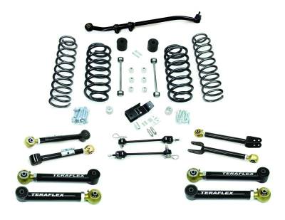 Tera-Flex Suspension - TeraFlex  TJ 3" Lift Kit w/ 8 FlexArms & Trackbar