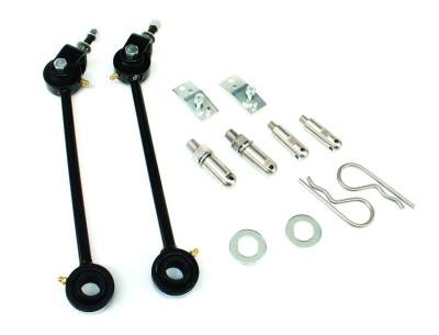 Tera-Flex Suspension - TeraFlex  TJ 2"-6" Front Swaybar Quick Disconnect Kit - Skin Pack