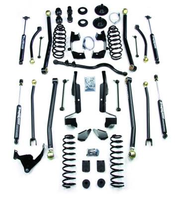 Tera-Flex Suspension - TeraFlex  JK 4 Door 4" Elite LCG Long FlexArm Lift Kit w/ 9550 Shocks