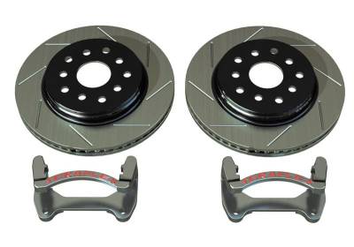 Tera-Flex Suspension - TeraFlex  JK Front Performance Big Slotted Rotor Kit