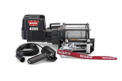 Warn - Warn 4000 Lb. 12 Volt DC Utility Hoist/Winch - 94000